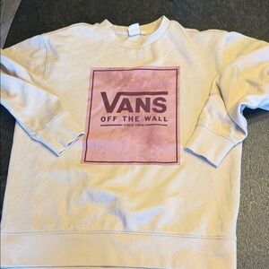 Vans Off The Wall Cream Crewneck Sweater